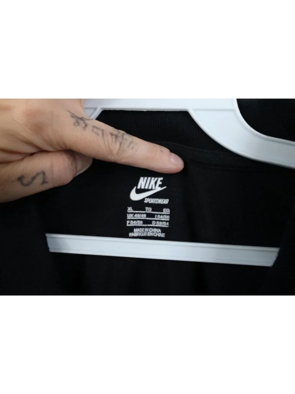 Vtg Nike Sportswear Mens XL Faded Air Max Shoe Patch Collared Golf Polo Shirt